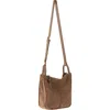 The Sak Los Feliz Crossbody In Tobacco Suede