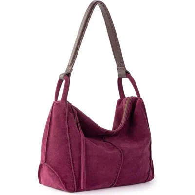 The Sak Los Feliz Hobo In Currant Suede