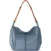 The Sak Los Feliz Hobo Leather Bag In Blue