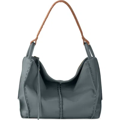 The Sak Los Feliz Hobo Leather Bag In Blue