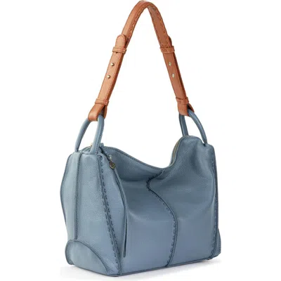 The Sak Los Feliz Hobo Leather Bag In Blue