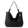 The Sak Los Feliz Large Tote Leather Bag In Black