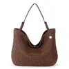 The Sak Los Feliz Large Tote Leather Bag In Brown