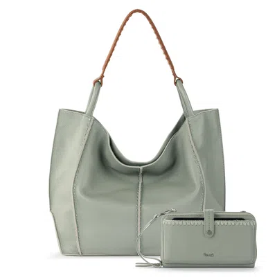 The Sak Los Feliz Large Tote And Iris Smartphone Wallet Bundle In Meadow