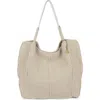 The Sak Los Feliz Crochet Extra-large Tote In Ecru