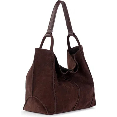 The Sak Los Feliz Large Tote Bag In Mahogany Suede