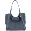 The Sak Los Feliz Crochet Extra-large Tote In Maritime