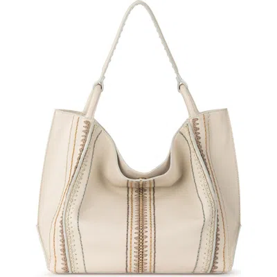 The Sak Los Feliz Large Tote Bag In Stone Neutrl Smnyak