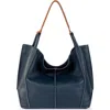 The Sak Los Feliz Large Tote Leather Bag In Purple