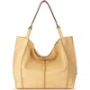 The Sak Los Feliz Large Tote Leather Bag In Yellow