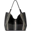 The Sak Los Feliz Large Tote Leather Bag In Black
