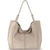 The Sak Los Feliz Large Tote Leather Bag In Sand