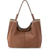 The Sak Los Feliz Large Tote Leather Bag In Brown