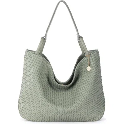 THE SAK THE SAK LOS FELIZ LARGE TOTE LEATHER BAG