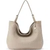 The Sak Los Feliz Large Tote Leather Bag In Neutral