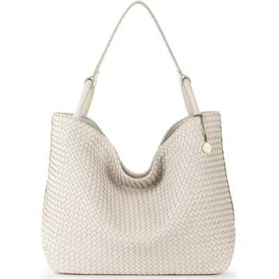 The Sak Los Feliz Large Tote Leather Bag In Neutral
