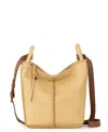 The Sak Los Feliz Leather Medium Crossbody Bag In Buttercup