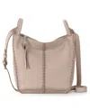 The Sak Los Feliz Leather Medium Crossbody Bag In Sand