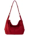 The Sak Los Feliz Leather Medium Hobo Bag In Red