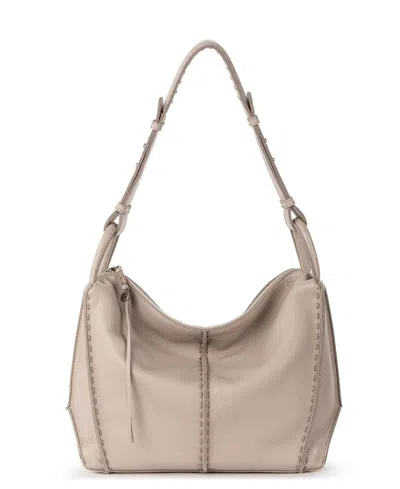 The Sak Los Feliz Leather Medium Hobo Bag In Sand