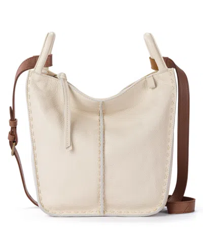 The Sak Los Feliz Leather Small Crossbody Bag In Neutral