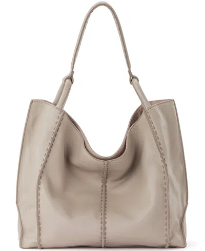 The Sak Los Feliz Suede Tote In Sand