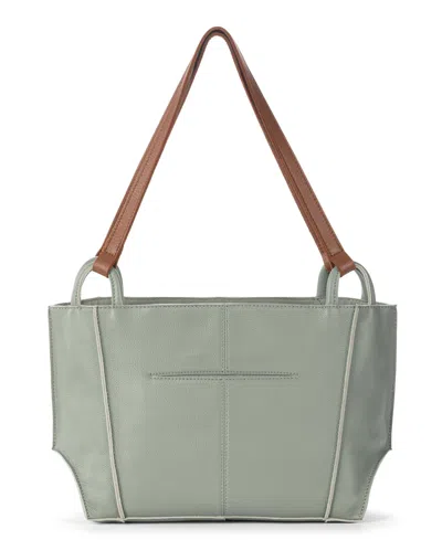 The Sak Los Feliz Leather Zipper Satchel Bag In Meadow