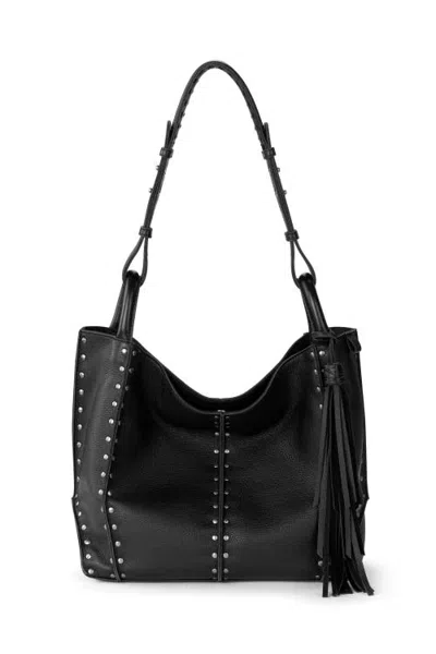 The Sak Los Feliz Medium Tote Leather Bag In Black