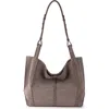 The Sak Los Feliz Medium Tote Leather Bag In Brown