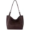 The Sak Los Feliz Medium Tote Leather Bag In Brown