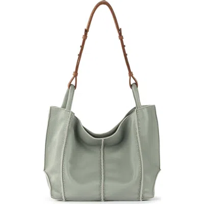 The Sak Los Feliz Medium Tote Leather Bag In Green