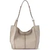The Sak Los Feliz Medium Tote Leather Bag In Neutral