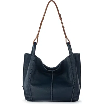 The Sak Los Feliz Medium Tote Leather Bag In Purple