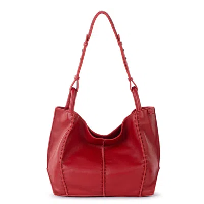 The Sak Los Feliz Medium Tote In Scarlet