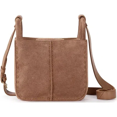 The Sak Los Feliz Small Crossbody Bag In Tobacco Suede
