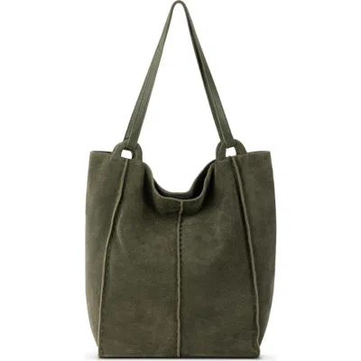 The Sak Los Feliz Tall Tote Bag In Moss Suede