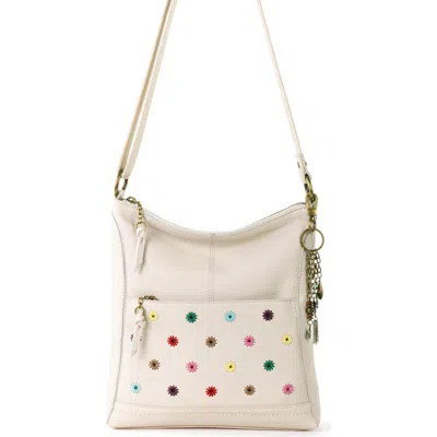 The Sak Lucia Crossbody Bag In Stone Multi Eyelet