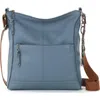 The Sak Lucia Crossbody Leather Bag In Blue