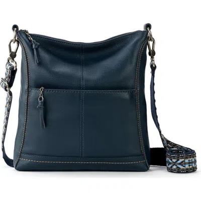 The Sak Lucia Crossbody Leather Bag In Purple