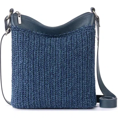 The Sak Lucia Crossbody Leather Bag In Blue