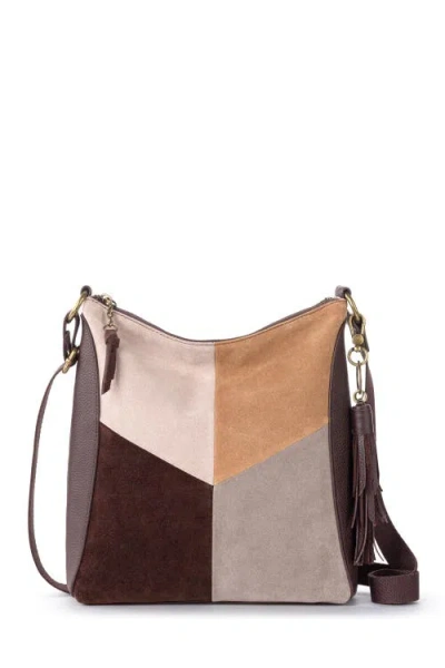 The Sak Lucia Crossbody Leather Bag In Multi