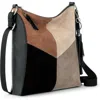 The Sak Lucia Crossbody In Neutral Suede Block