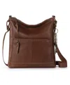 The Sak Lucia Leather Small Crossbody Bag In Brown