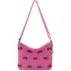 The Sak Lumi Covertible Crossbody Bag In Pink Cherries