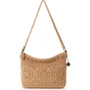 The Sak Lumi Covertible Crossbody Hand Crochet Bag In Brown