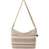The Sak Lumi Covertible Crossbody Hand Crochet Bag In Sand