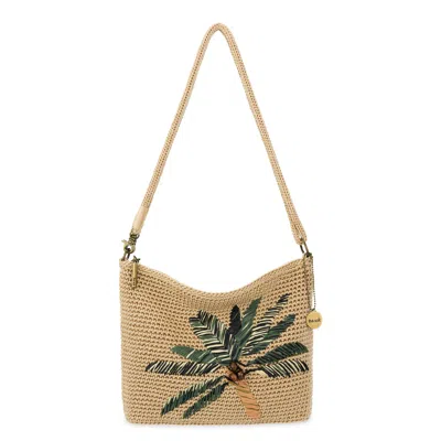 The Sak Lumi Covertible Crossbody Hand Crochet Bag In Nude