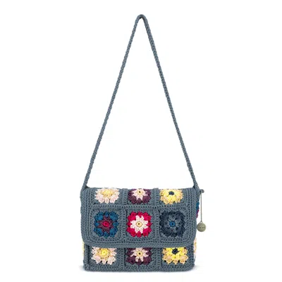 The Sak Marlow Flap Shoulder Bag In Maritime Multi Patch