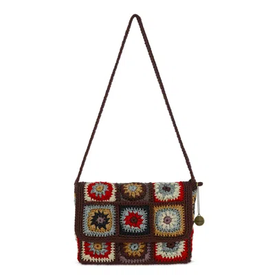 The Sak Marlow Flap Shoulder Bag In Red