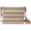The Sak Melrose Crossbody Bag In Pink Multi Stripe